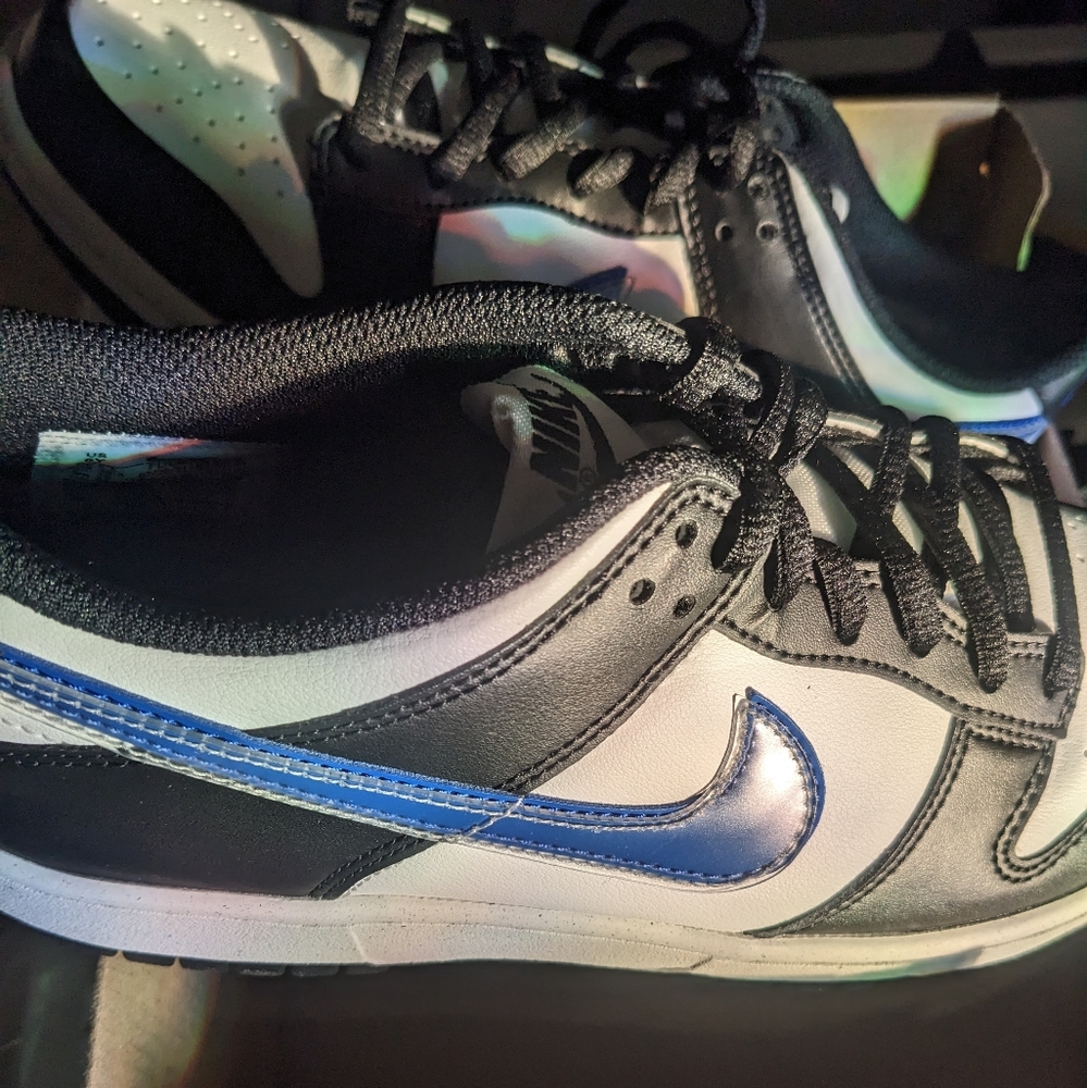 Nike dunk low next natural tpu swoosh size 6y